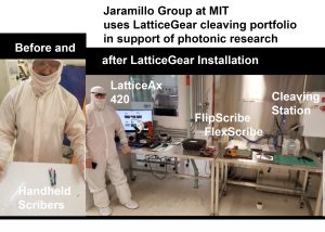 LatticeGear cleaving portfolio in supports photonic research