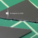 Cleaving electronic structures fabricated at 45 degrees to Silicon (100)